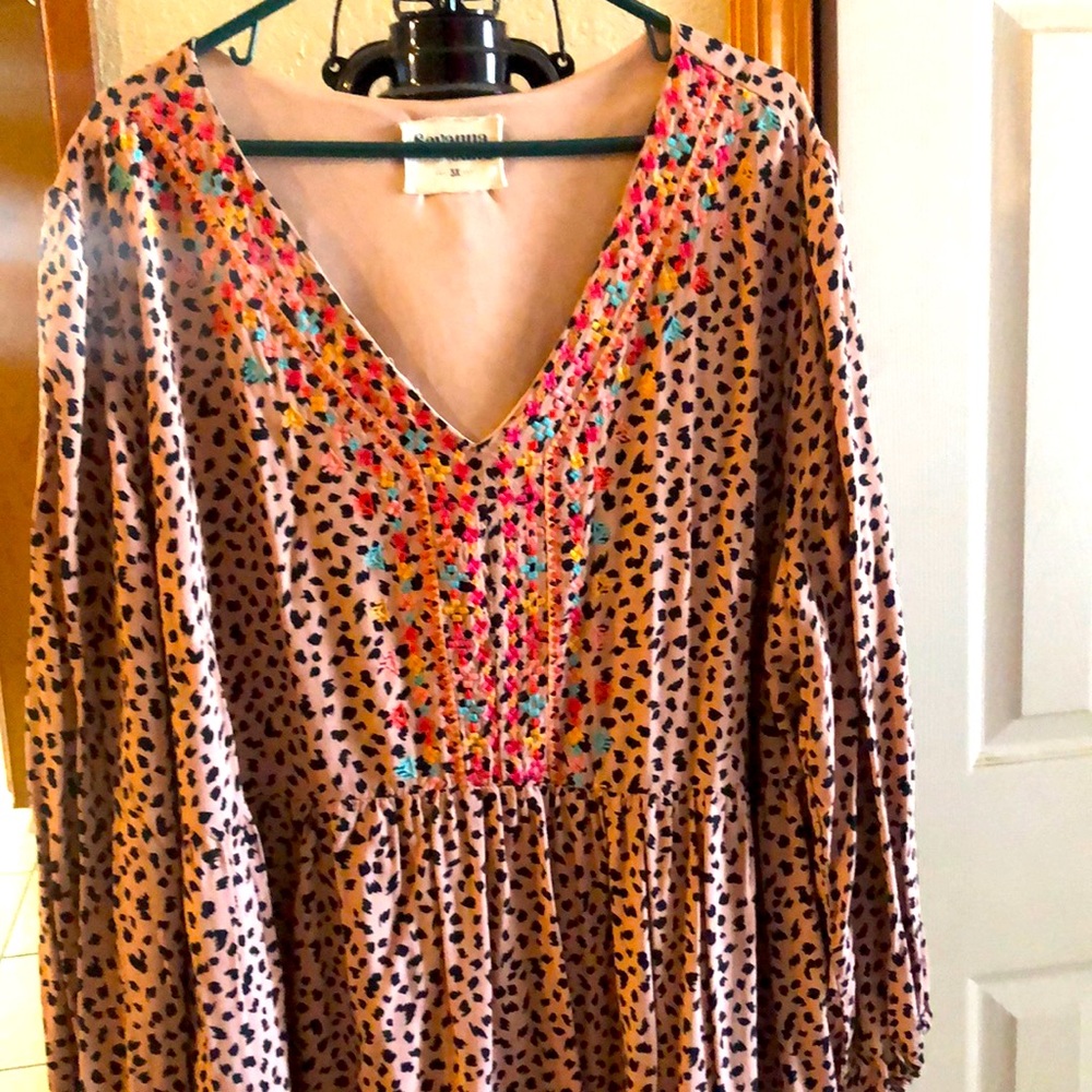 Savanna Jane embroidered dress 3xl